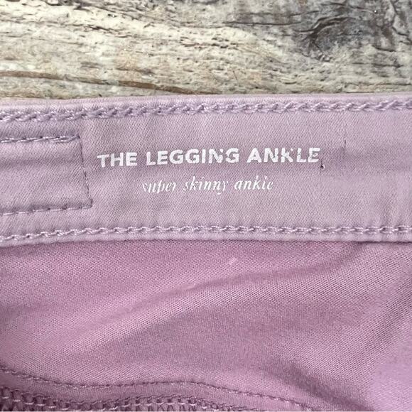 AG Adriano Goldschmied purple super skinny ankle legging jegging jeans 24 B151 - Picture 2 of 5